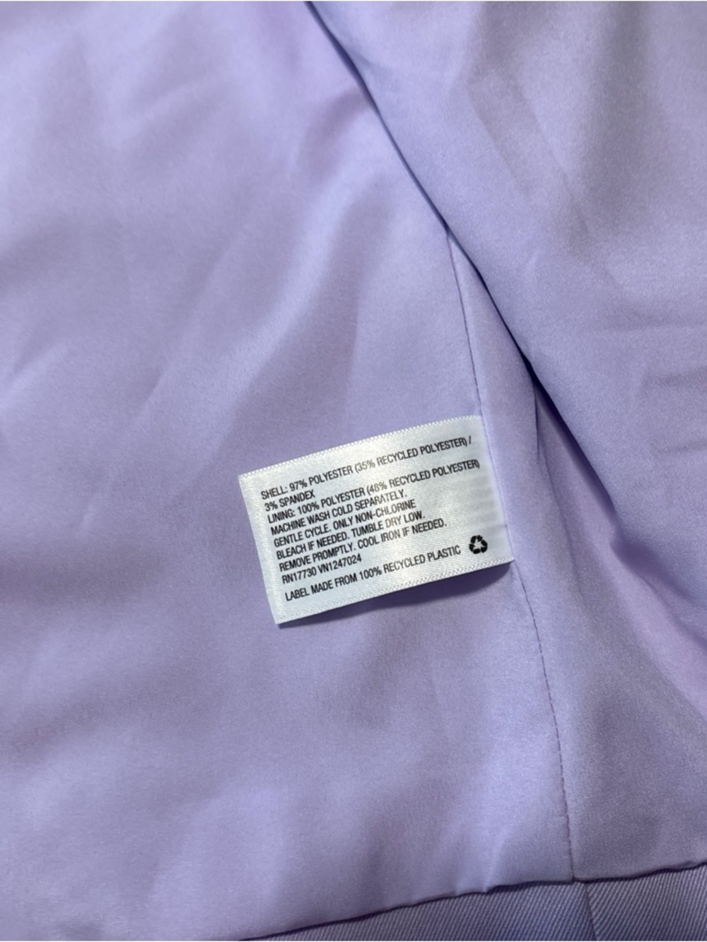 Future Collective Lavender Single-Button Blazer - Picture 4 of 6